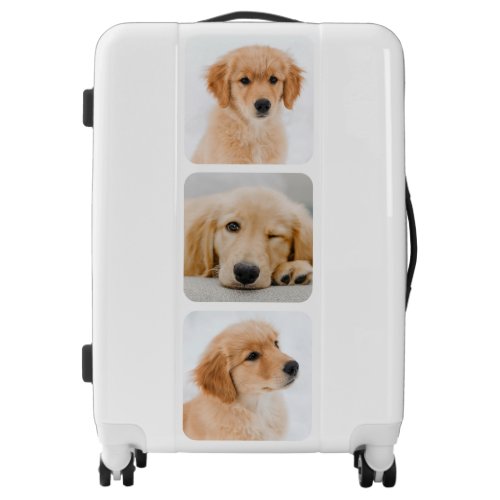 Personalized Dog Lover Suitcase Pet Photo Luggage