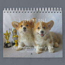 Personalized Dog Lovers 2027 Photo