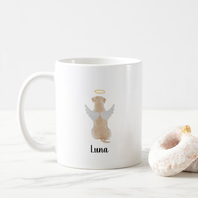 Personalized Dog Memorial Coffee Mug (With Donut)