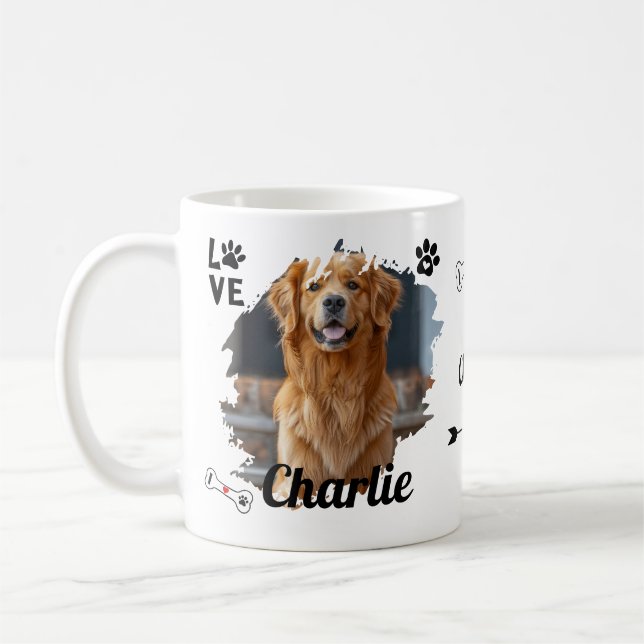 Personalized Dog Memorial Keepsakes | Pet Mug (Left)