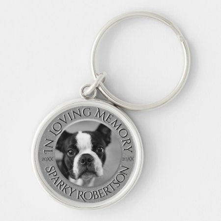 Personalized Dog Memorial Keychain