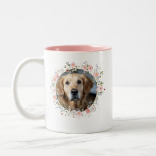 Personalized Dog Memorial Photo Custom Pet Loss Two-Tone Coffee Mug