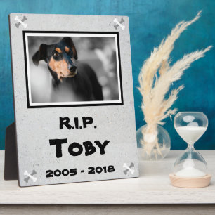 Personalized Dog Memorial Plaque