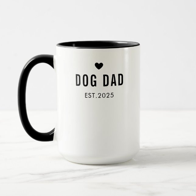 Personalized Dog Mom – Custom Name Mother’s Day Mug (Left)