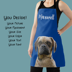 Personalized Dog Mom Dad Gift with Photo Apron