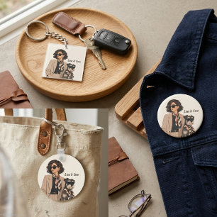 "Personalized Dog Mom Gift" "Custom Pet Owner ID Tag