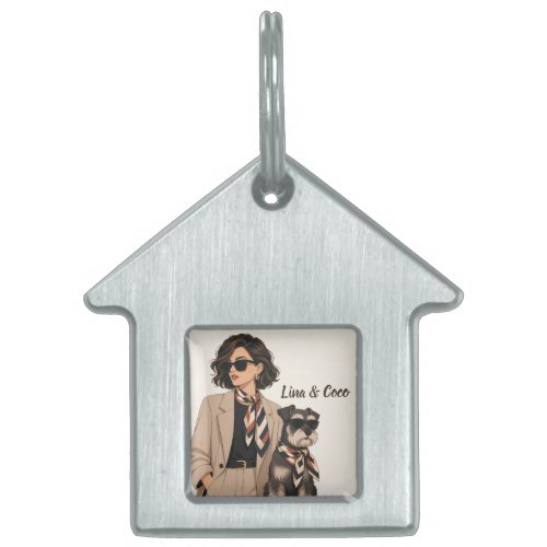 "Personalized Dog Mom Gift" "Custom Pet Owner  ID Tag