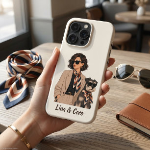"Personalized Dog Mom Gift" "Custom Pet Owner iPhone 15 Pro Case
