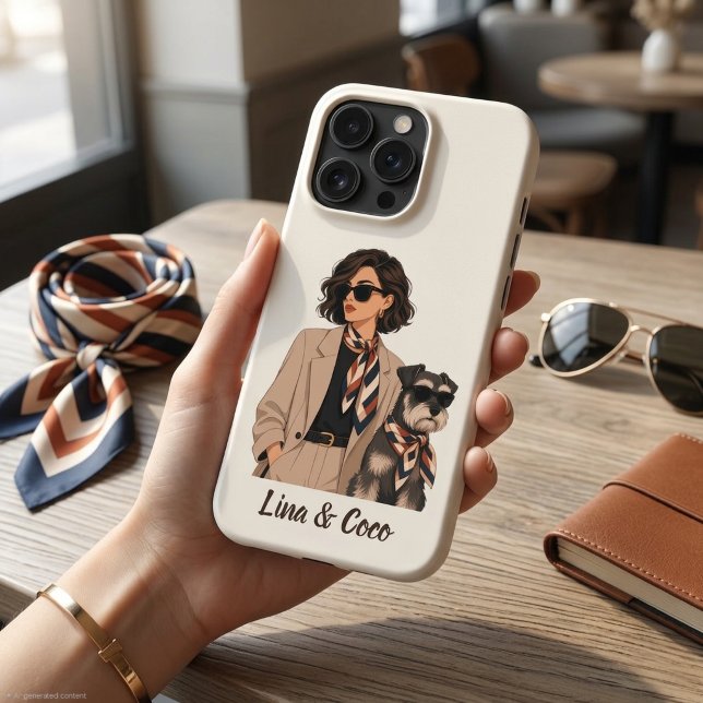 "Personalized Dog Mom Gift" "Custom Pet Owner  iPhone Case (Creator Uploaded)