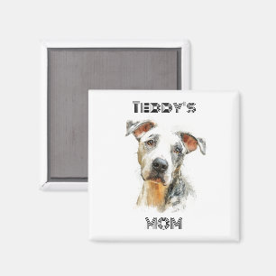 Personalized Dog Mom Magnet Custom Gift