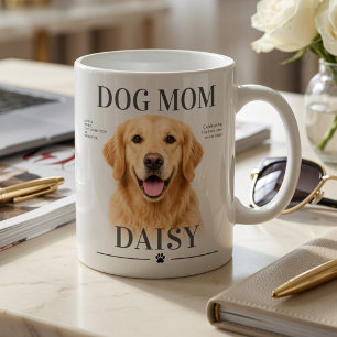 Personalized Dog Mom Mug with Custom Pet Photo