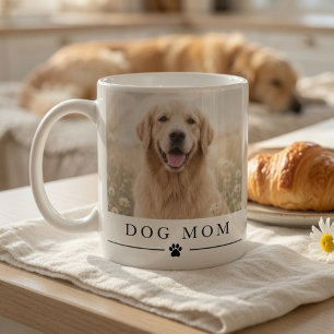 Personalized Dog Mom Photo Custom Pet Coffee Mug