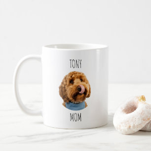 Personalized Dog Mom Photo Mug   Custom Gift