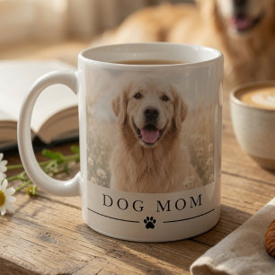 Personalized Dog Mom Photo Mug Custom Pet Photo