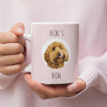 Personalized Dog Mom Photo Mug | Custom Pink Gift<br><div class="desc">Celebrate the love for your furry friend with this personalized Dog Mom photo mug! Add your favorite pet photo to create a one-of-a-kind gift for dog lovers. Perfect for sipping coffee, tea, or hot cocoa, this custom mug is a thoughtful way to showcase your bond with your four-legged companion. Great...</div>