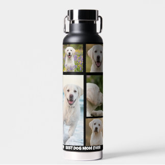 Personalized Dog Mom Photo Water Bottle