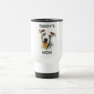 Personalized Dog Mom Travel Mug Custom Gift