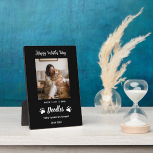 Personalized Dog Mom with Custom Name   Happy  Plaque