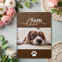 Personalized Dog Monogram Name Pet Photo