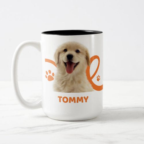 Personalized Dog Mug | Custom Dog Name Tommy Coffe