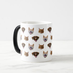 Personalized Dog Mug, Dog Cat Mom Gift  Color Morph Mug