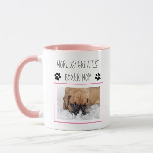 Personalized Dog Mugs _ Boxer Mom