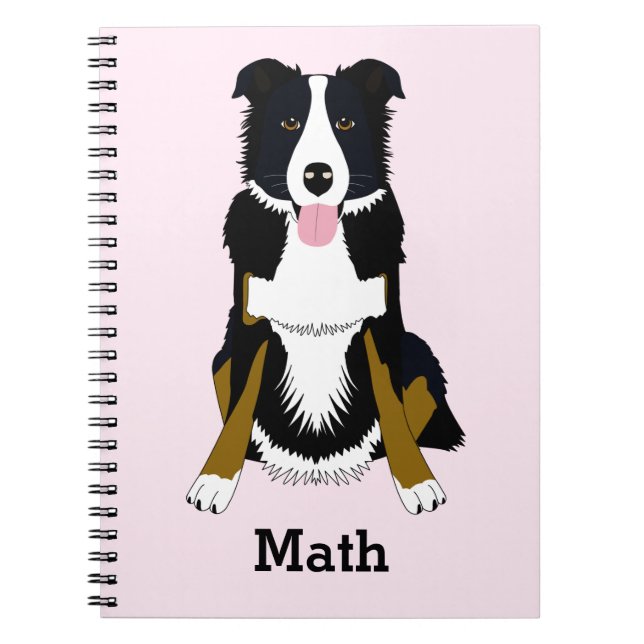 Personalized Dog Pattern Notebook (Front)