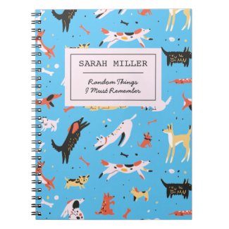 Personalized Dog Pattern Vintage Retro Dog Lover