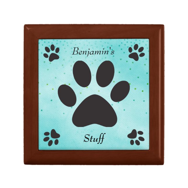 Personalized Dog Paws Gift Box (Front)