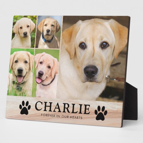 Personalized Dog Pet Memorial Photo Keepsake Plaque