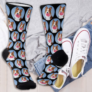 Personalized Dog Pet Photo Collage Socks