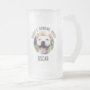 Personalized Dog Pet Photo Glass Cup