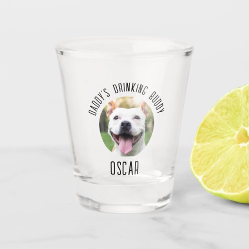 Personalized Dog Pet Photo Shot Glasses