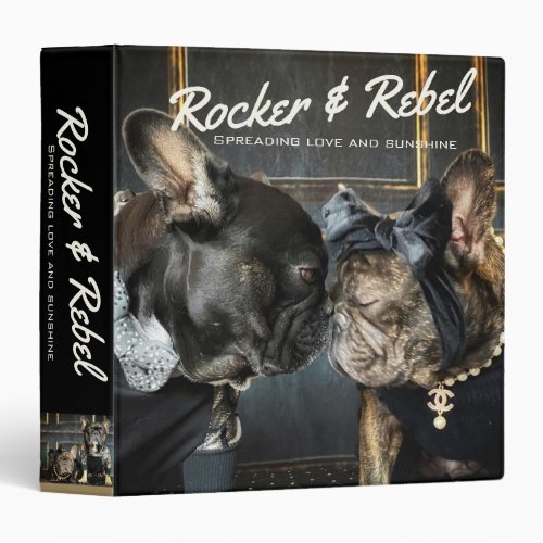 Personalized Dog Photo Album Keepsake Scrapbook 3 Ring Binder