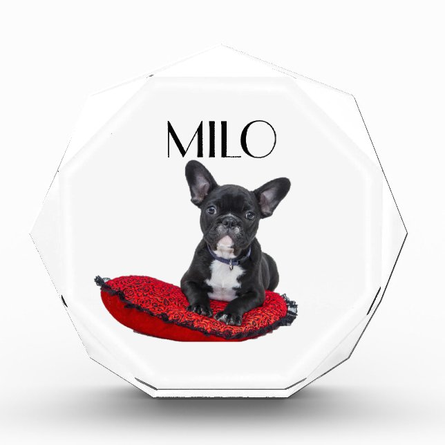 Personalized Dog  Photo Block (Front)