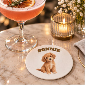 Personalized Dog Photo Coaster | Custom Gift