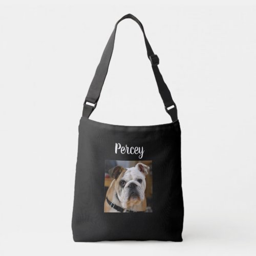 Personalized Dog Photo   Crossbody Bag