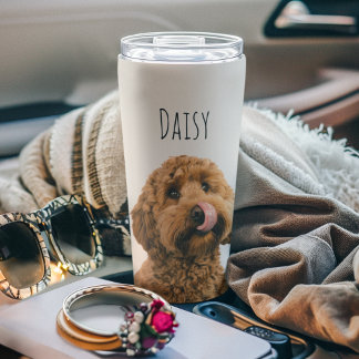 Personalized Dog Photo  Insulated Tumbler