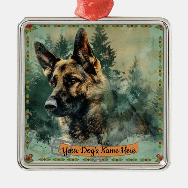 Personalized Dog Photo Ornament – Custom Pet Keeps (Front)
