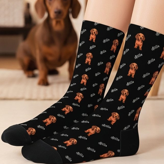Personalized Dog Photo Socks (Creator Uploaded)