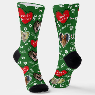 Personalized Dog Photo Socks   Custom Dog Socks