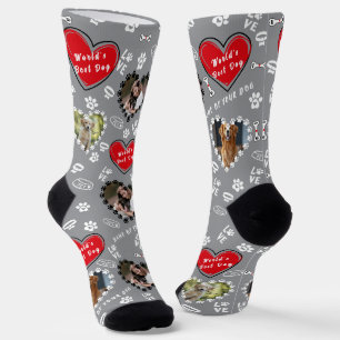 Personalized Dog Photo Socks   Custom Dog Socks
