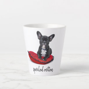 Personalized Dog Photo Spoiled Rotten Latte Mug