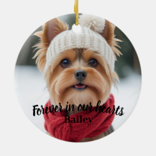 Personalized Dog Photo Sympathy Ornament