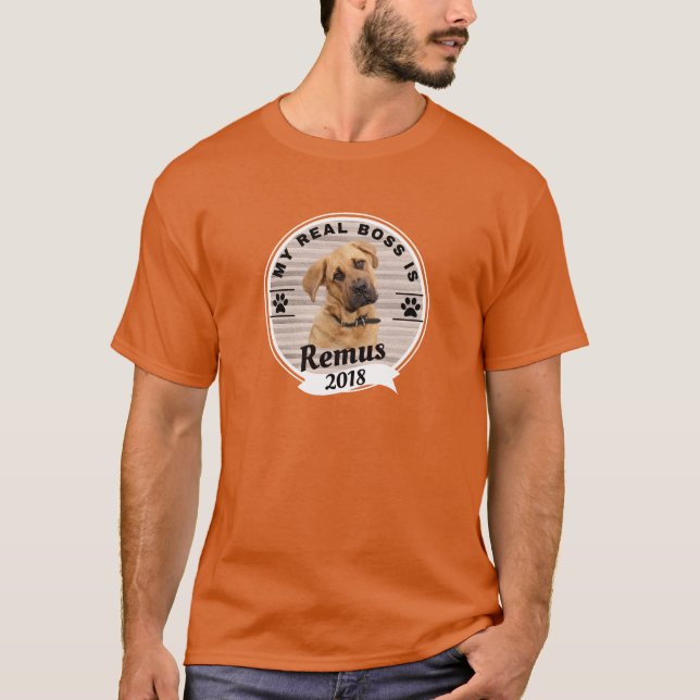 Personalized Dog Photo  T-Shirt (Front)