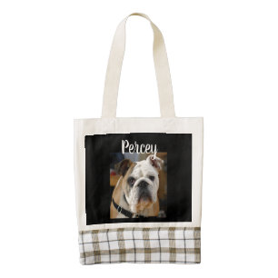 Personalized Dog Photo Tote Bag