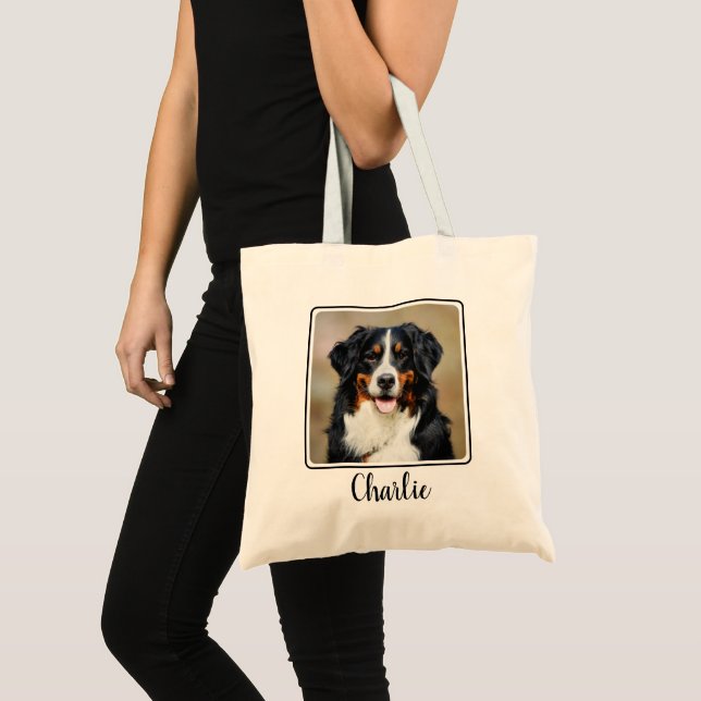 Personalized Dog Photo Tote Bag (Front (Product))