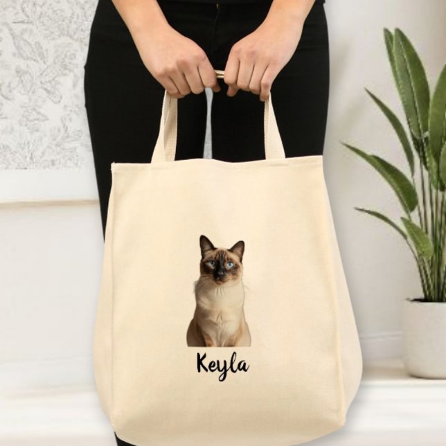 Personalized dog photo tote bag, personalized  cat bag (Creator Uploaded)
