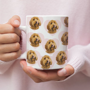 Personalized Dog Photo Valentine Mug   Custom Pet 
