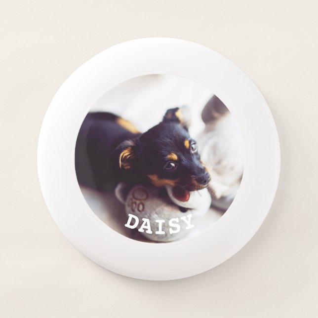 Personalized Dog Photo Wham-O Frisbee (Front)